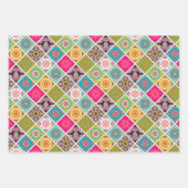 Kleurrijk Arabisch mandala Marokkaans exotisch ont Inpakpapier Vel (Voorkant 3)