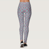 Kleurrijk art deco patroon. leggings (Achterkant)