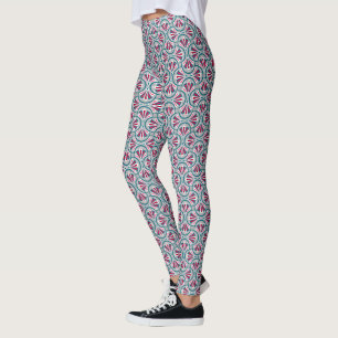 Kleurrijk art deco patroon. leggings