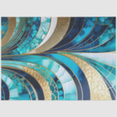 Kleurrijk Art Deco Weefselpapier Tissuepapier (Voorkant)