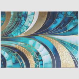 Kleurrijk Art Deco Weefselpapier Tissuepapier