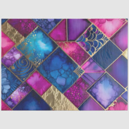 Kleurrijk Art Deco Weefselpapier Tissuepapier