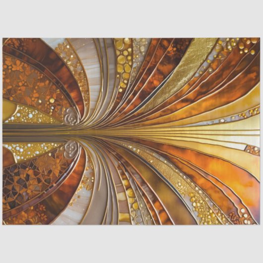 Kleurrijk Art Deco Weefselpapier Tissuepapier (Voorkant)