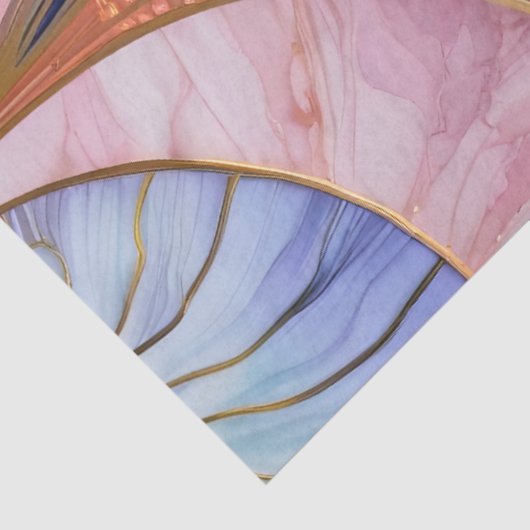 Kleurrijk Art Deco Weefselpapier Tissuepapier (Detail)