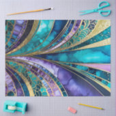 Kleurrijk Art Deco Weefselpapier Tissuepapier (Craft)