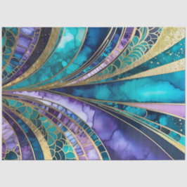 Kleurrijk Art Deco Weefselpapier Tissuepapier