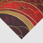 Kleurrijk Art Deco Weefselpapier Tissuepapier (Detail)
