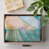 Kleurrijk Art Deco Weefselpapier Tissuepapier (Geschenk)