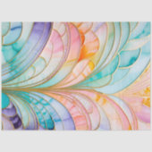 Kleurrijk Art Deco Weefselpapier Tissuepapier (Voorkant)