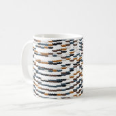Kleurrijk Art Nouveau-patroon Koffiemok (Voorkant links)