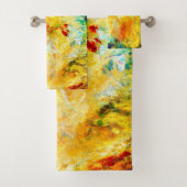 Kleurrijk artistiek palet bad handdoek (Insitu)