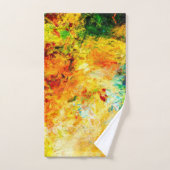 Kleurrijk artistiek palet bad handdoek (Handdoek)