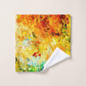 Kleurrijk artistiek palet bad handdoek (Wasdoekje)