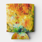 Kleurrijk artistiek palet blikjeskoeler (Achterkant)