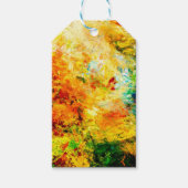 Kleurrijk artistiek palet cadeaulabel (Voorkant)