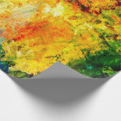 Kleurrijk artistiek palet cadeaupapier (Hoek)