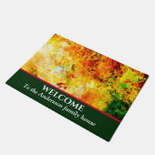 Kleurrijk artistiek palet deurmat (Schuin)