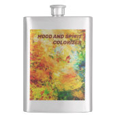 Kleurrijk artistiek palet flacon (Voorkant)