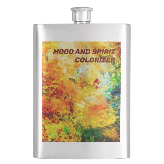 Kleurrijk artistiek palet flacon (Voorkant)