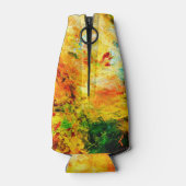 Kleurrijk artistiek palet flesjeskoeler (Achterkant)