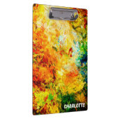 Kleurrijk artistiek palet klembord (Rechts)