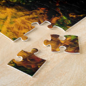 Kleurrijk artistiek palet legpuzzel (Zijkant)