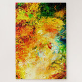 Kleurrijk artistiek palet legpuzzel (Verticaal)