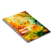 Kleurrijk artistiek palet notitieboek (Rechterzijde)