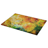 Kleurrijk artistiek palet snijplank (Hoek)