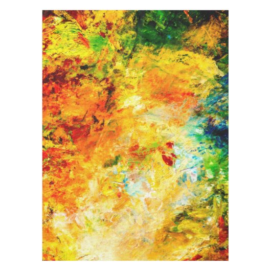 Kleurrijk artistiek palet tafelkleed (Voorkant)