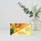 Kleurrijk artistiek palet visitekaartje (Staand voorkant)