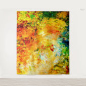 Kleurrijk artistiek palet wandkleed (Voorkant)