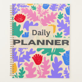 Kleurrijk Artistiek Patroon Dagelijkse Organisator Planner