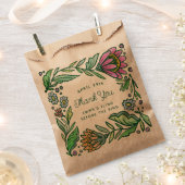 Kleurrijk artistiek Scandi Vrijgezellenfeest Bedankzakje (Geknipt)