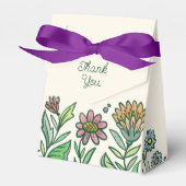 Kleurrijk artistiek Scandinavisch Vrijgezellenfees Bedankdoosjes (Voorkant Zijde)