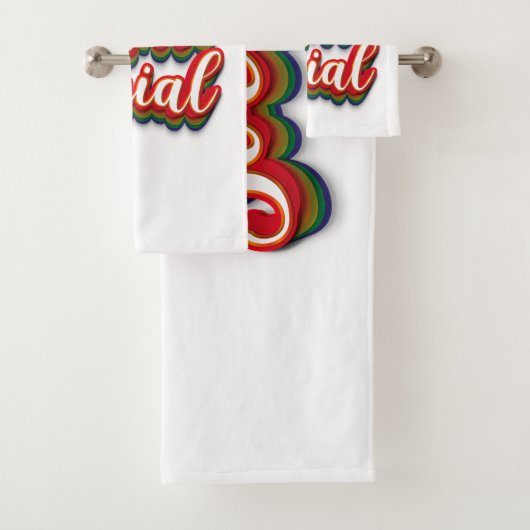 Kleurrijk asociaal bad handdoek (Insitu)