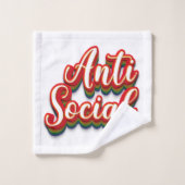 Kleurrijk asociaal bad handdoek (Wasdoekje)