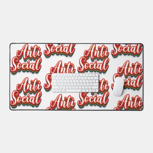 Kleurrijk asociaal bureaumat (Keyboard & Muis)