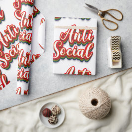 Kleurrijk asociaal cadeaupapier