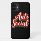 Kleurrijk asociaal Case-Mate iPhone case (Achterkant)