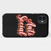 Kleurrijk asociaal Case-Mate iPhone case (Achterkant (horizontaal))