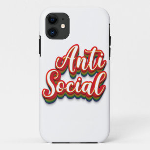 Kleurrijk asociaal Case-Mate iPhone case