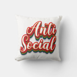 Kleurrijk asociaal kussen