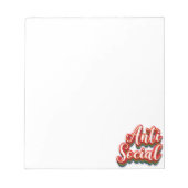 Kleurrijk asociaal notitieblok (Voorkant)