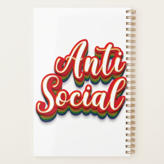 Kleurrijk asociaal planner (Achterkant)