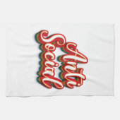 Kleurrijk asociaal theedoek (Horizontaal)