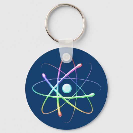 Kleurrijk Atom (008) - sleutelhanger (Voorkant)