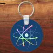 Kleurrijk Atom (008) - sleutelhanger (Voorkant)
