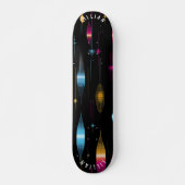 Kleurrijk Atomair Retro Skateboard Design (Voorkant)