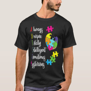 Kleurrijk Autisme Bewustzijn voor ouders van ASS T-shirt